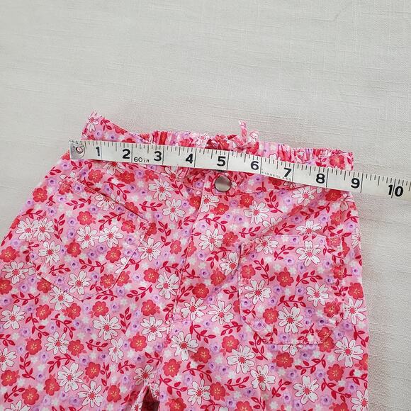Vintage Y2k Oshkosh Floral Kapris 4t - Picture 3 of 5